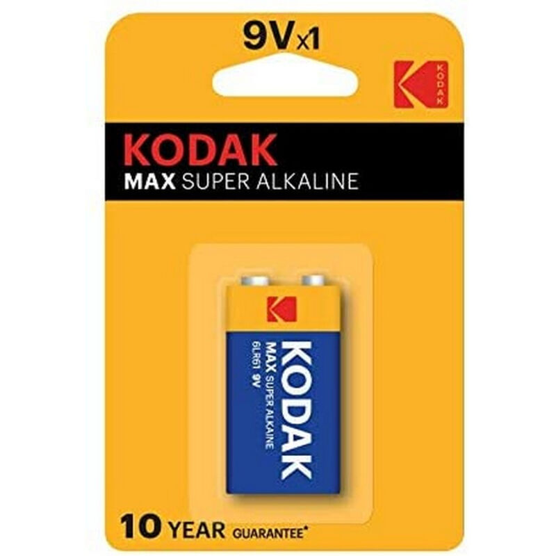 Pila alcalina de 9 V LR61 compacta y de alto voltaje para dispositivos y sensores KODAK