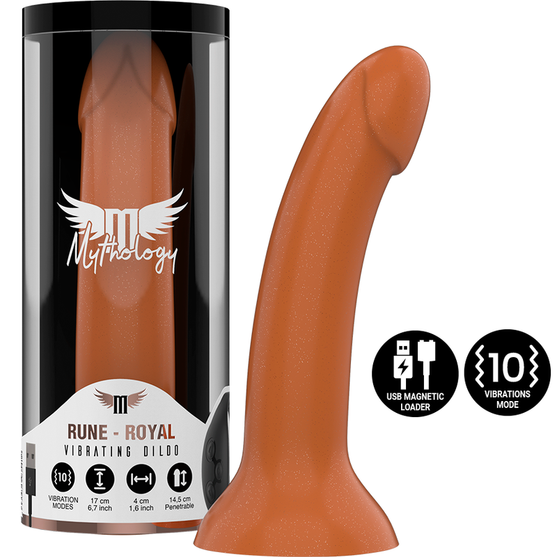 Vibrador MYTHOLOGY Rune Royal con mando a distancia, talla M