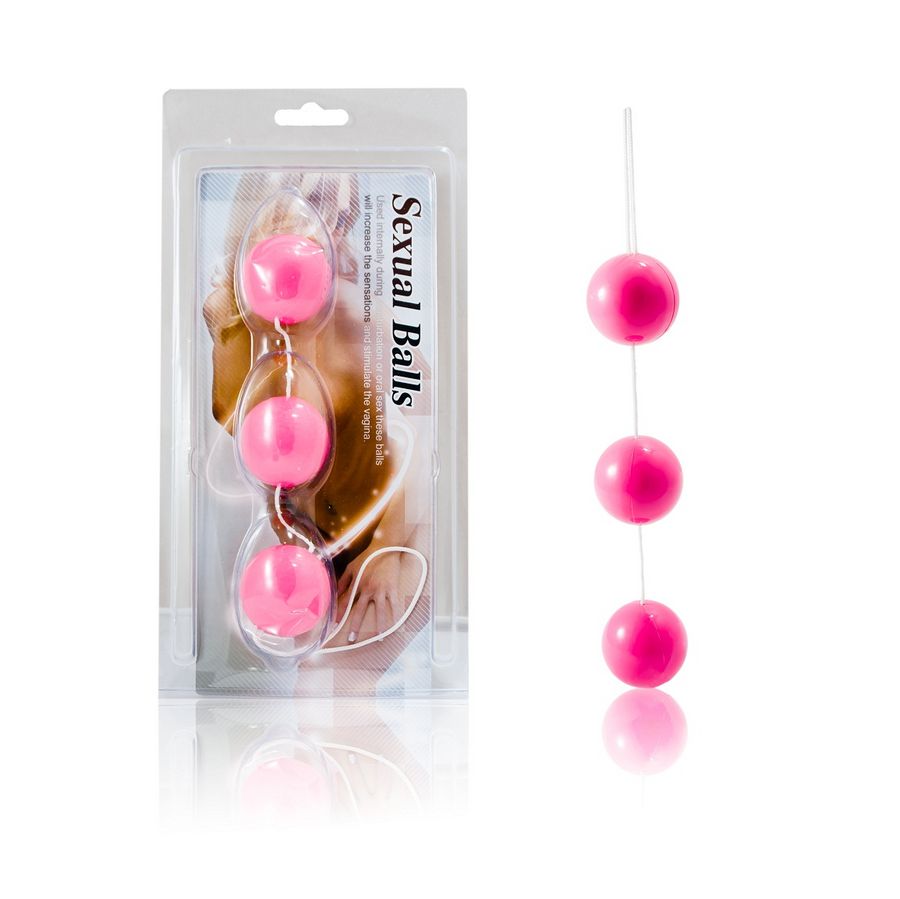 Cadena anal BAILE de ABS, rosa