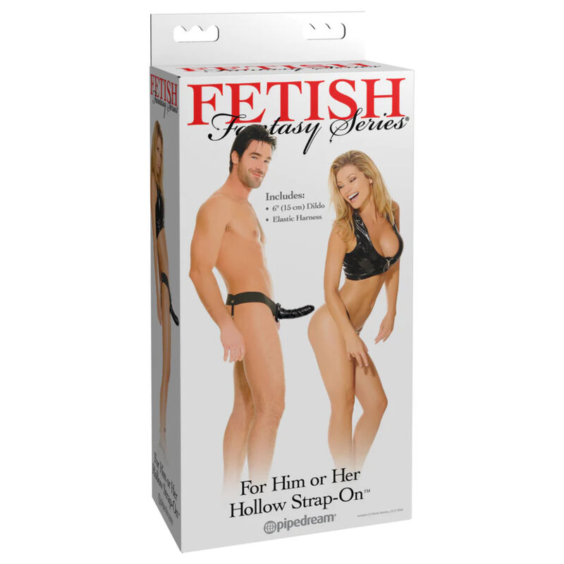 Strap on Black Dream de Fetish Fantasy Series con dildo hueco