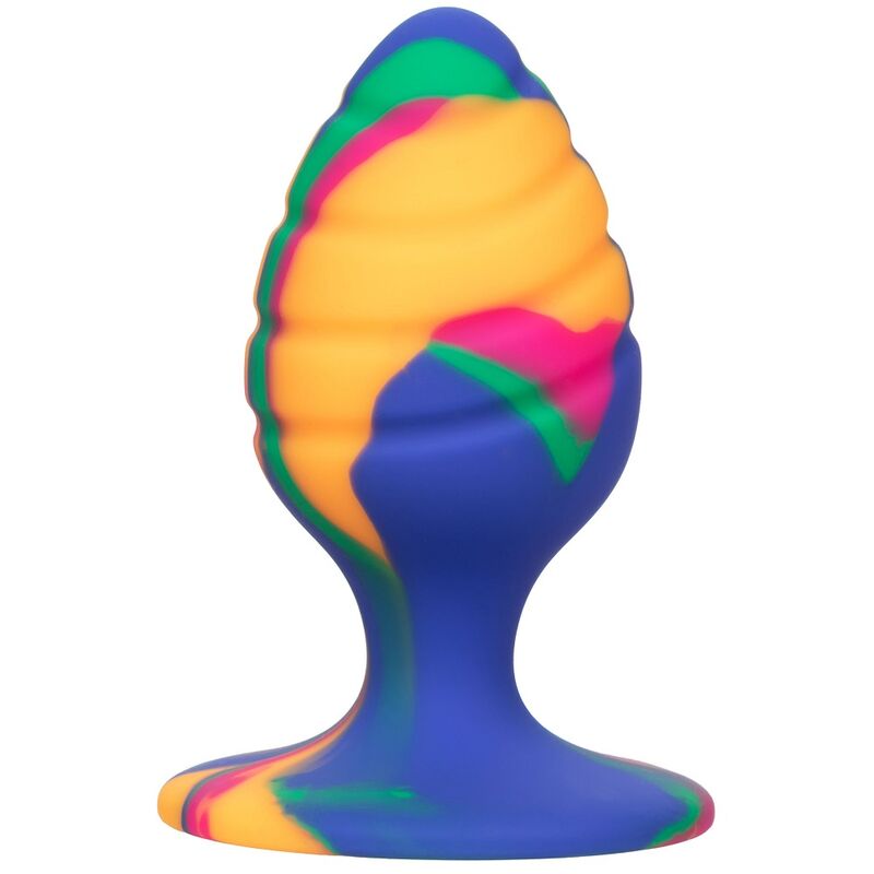 CalExotics Cheeky Medium Swirl Plug anal de silicona