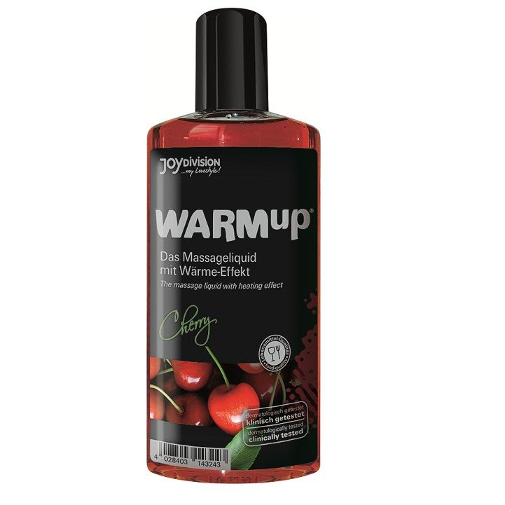 Aceite de masaje JOYDIVISION WARMup con aroma a cereza