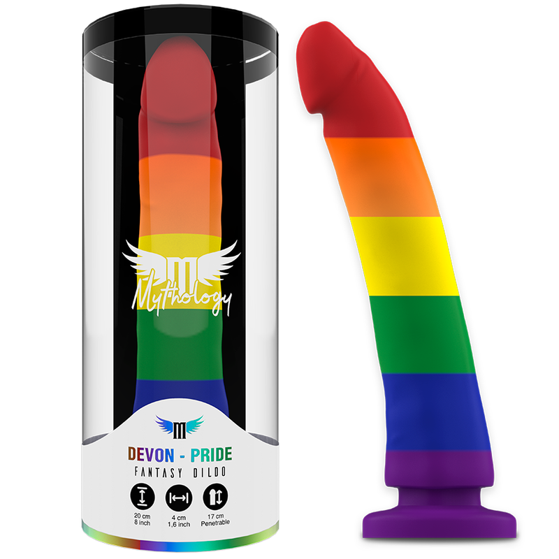 Dildo MYTHOLOGY Devon Pride L sin vibración