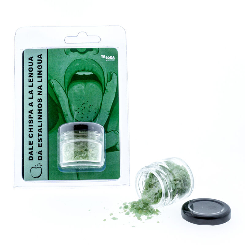 Caramelo explosivo TALOKA Green Apple Magical Kisses