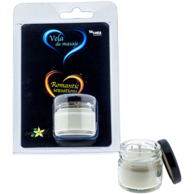 Vela de masaje TALOKA con aroma a vainilla, 30 ml