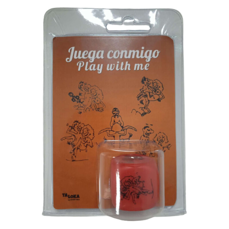 Dado erótico Kamasutra Diablo Picante, rojo