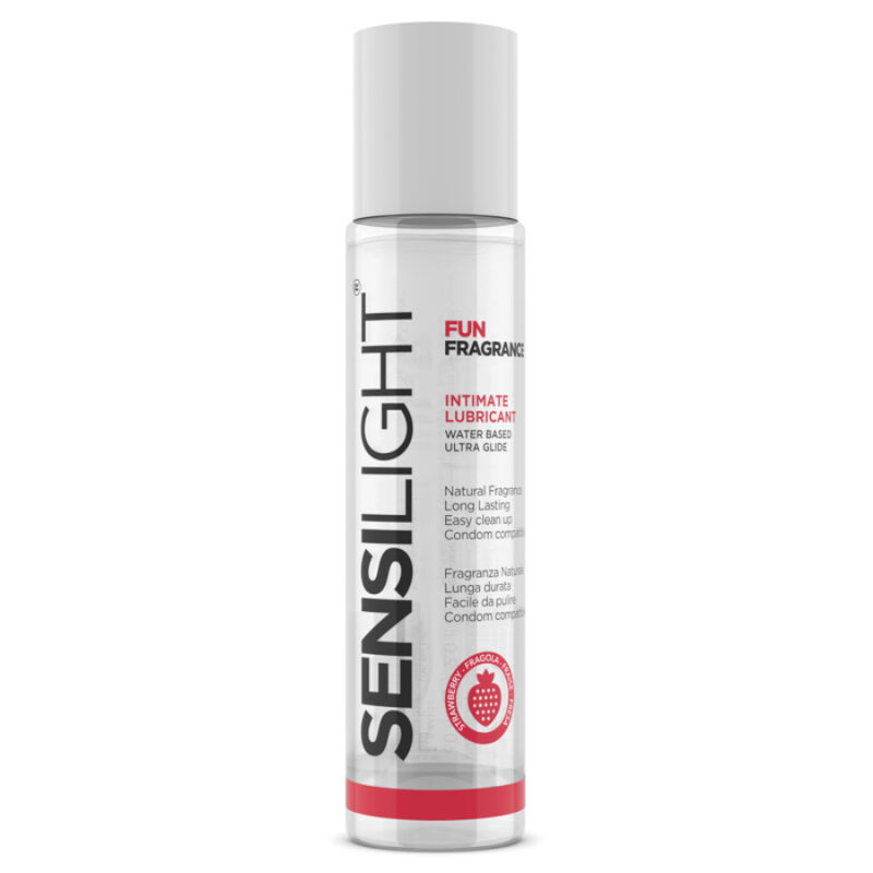 Lubricante íntimo Intimateline Sensilight con sabor a fresa, 60 ml