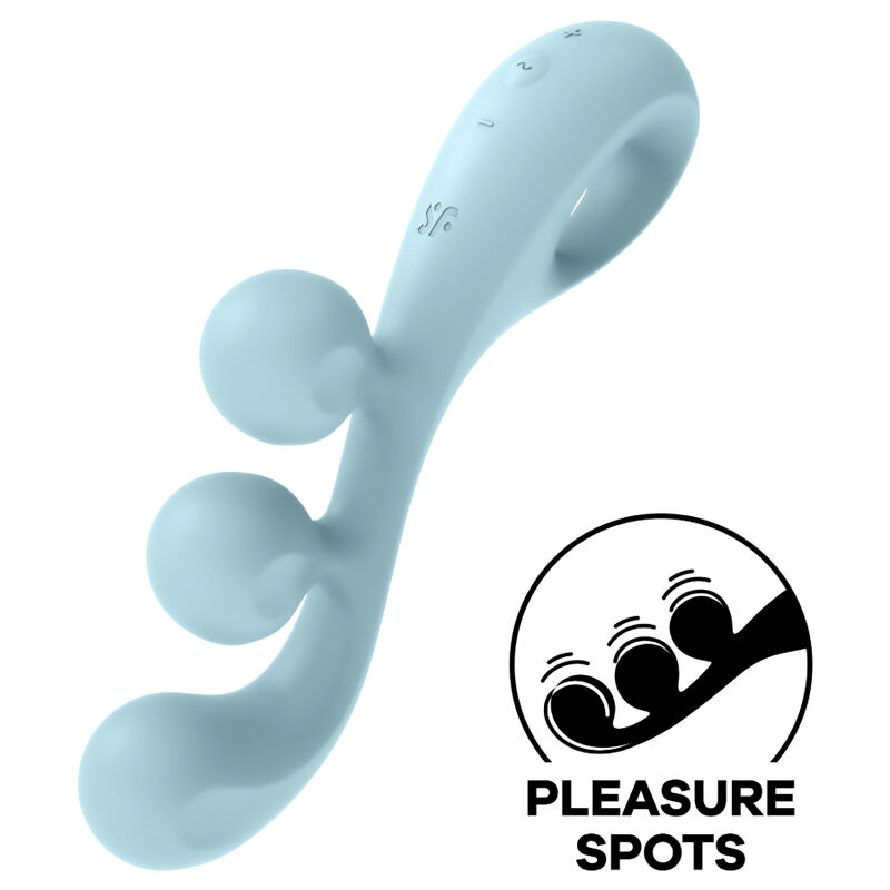 Vibrador Satisfyer Tri Ball 2, azul