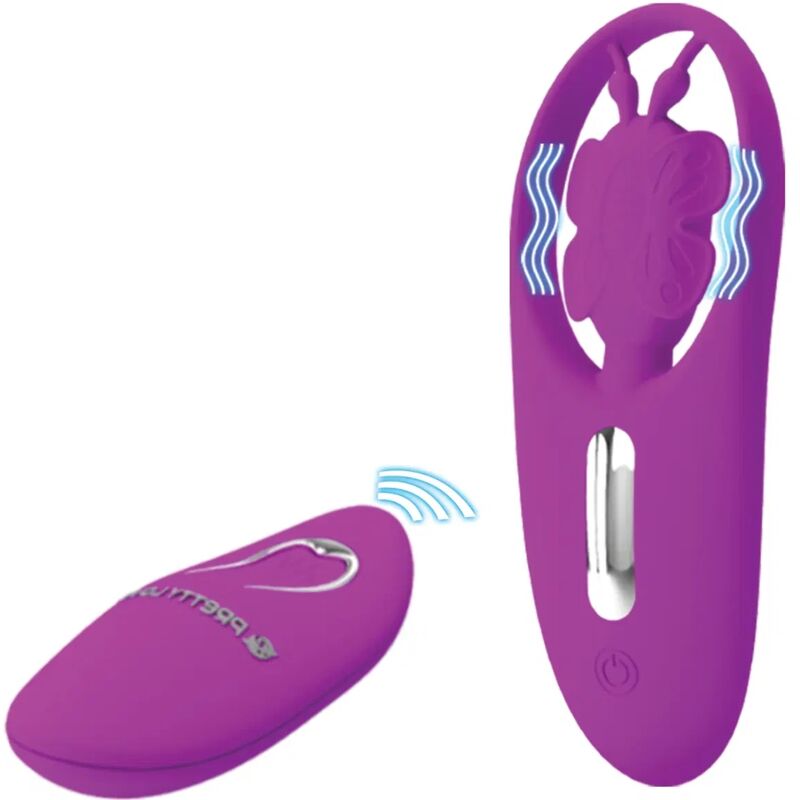 Vibrador Pretty Love Dancing Butterfly con mando a distancia