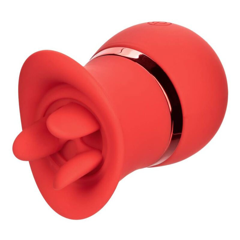 Vibrador CalExotics French Kiss Suck & Play con accesorios intercambiables