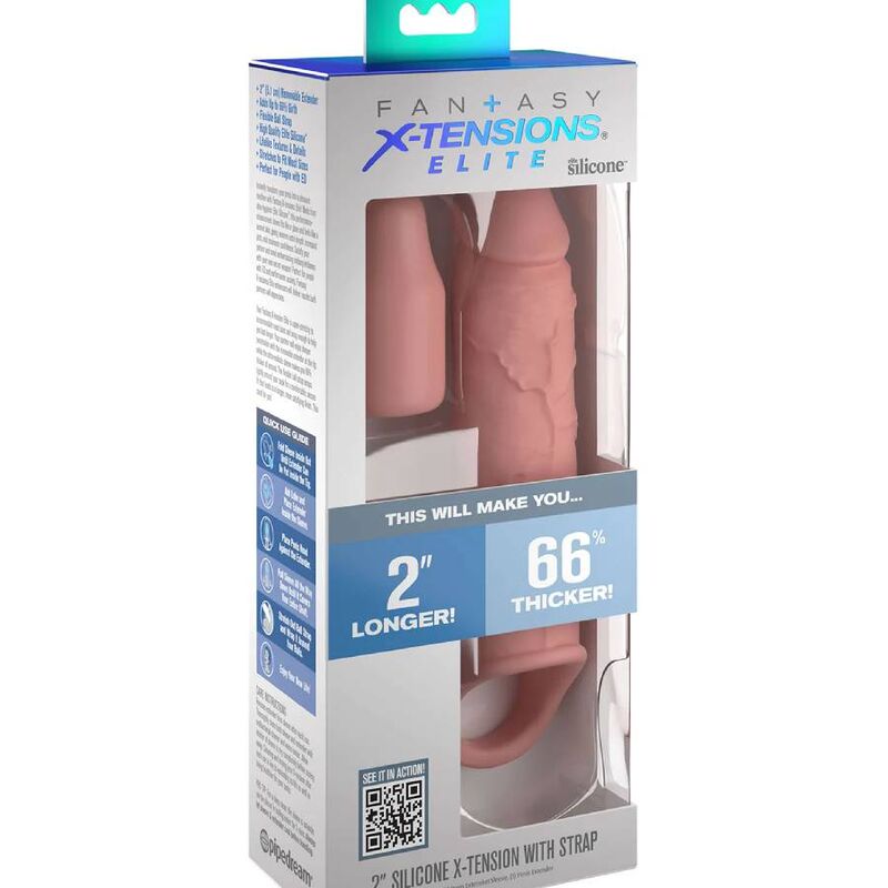 FANTASY X-TENSIONS Funda para pene con banda, color piel