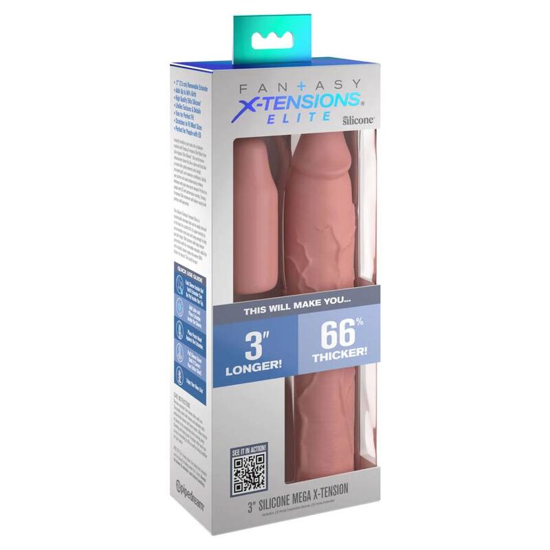 FANTASY X-TENSIONS Funda peneana con prolongador extraíble