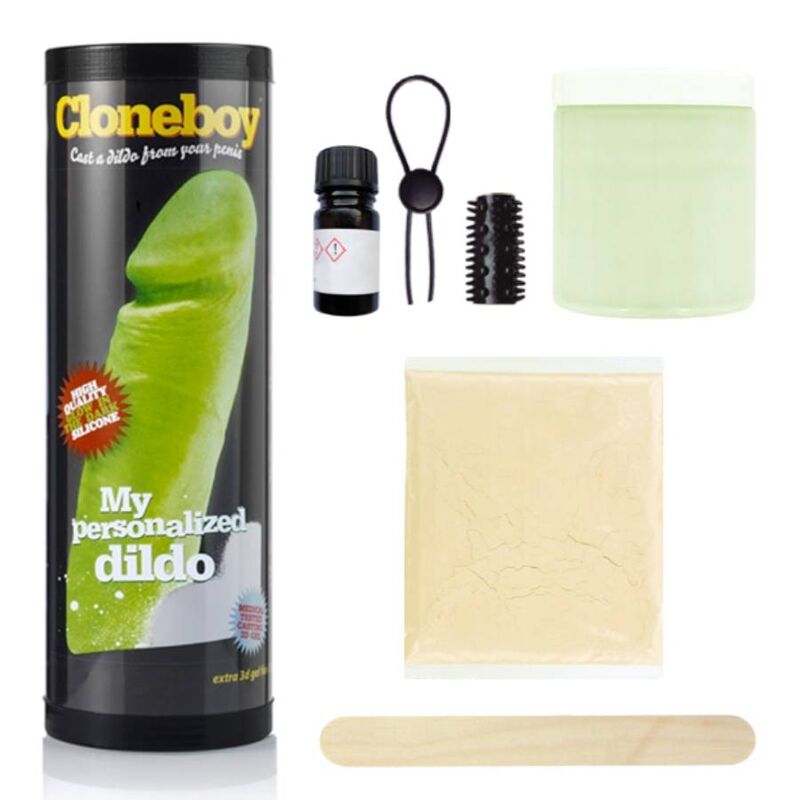 Kit de molde para pene CLONEBOY Glow in the Dark