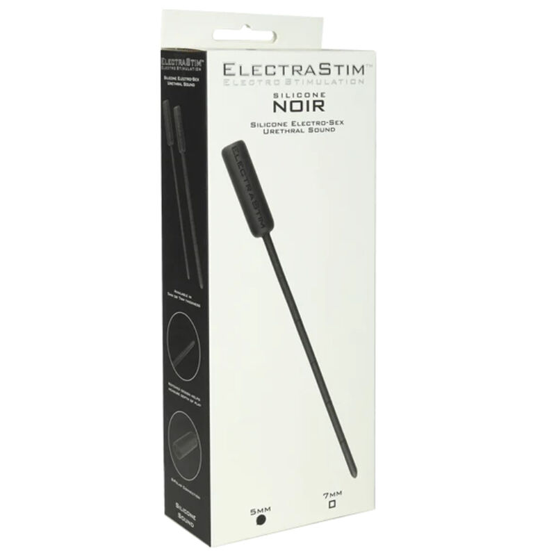 Sonda flexible de electroestimulación sexual ElectraStim de silicona, 5 mm