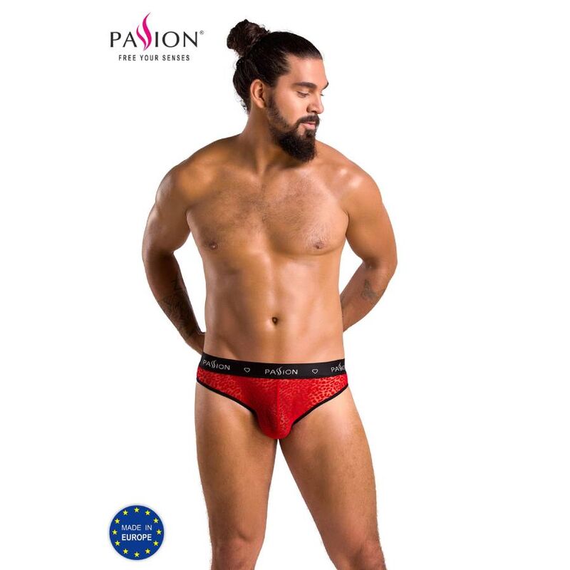 Slip para hombre PASSION MEN 031, rojo, talla S/M