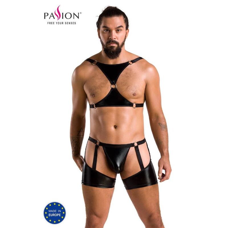 Conjunto de lencería masculina de material elástico y cómodo, talla S M PASSION