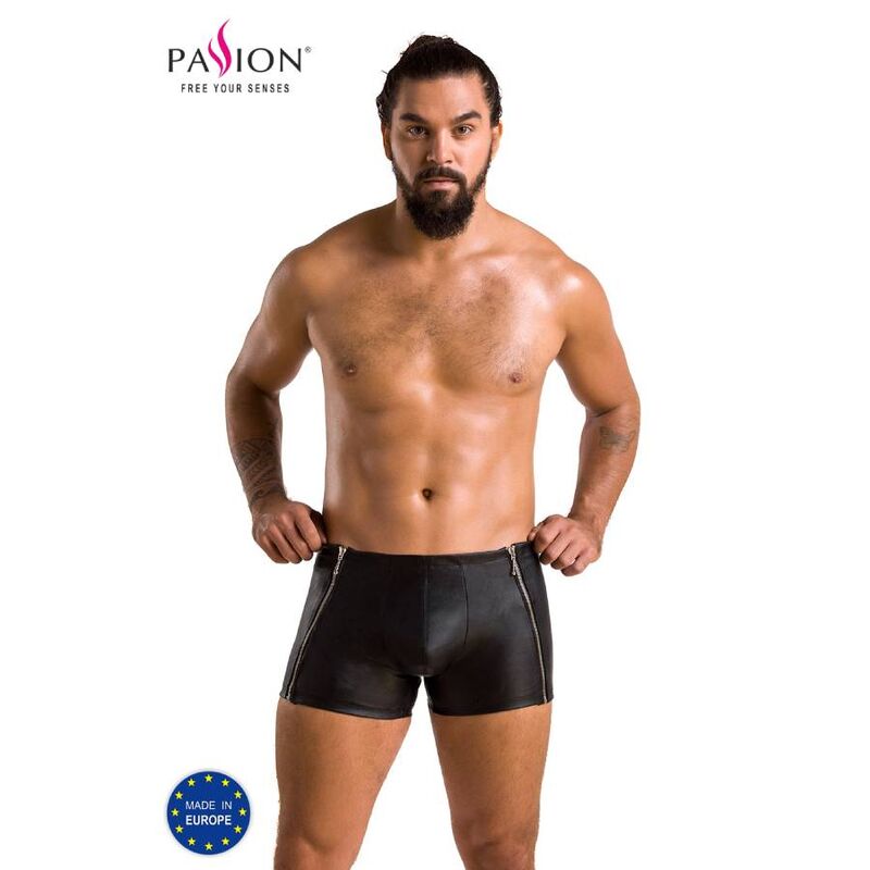 PASSION 049 shorts para hombre, negro, L/XL