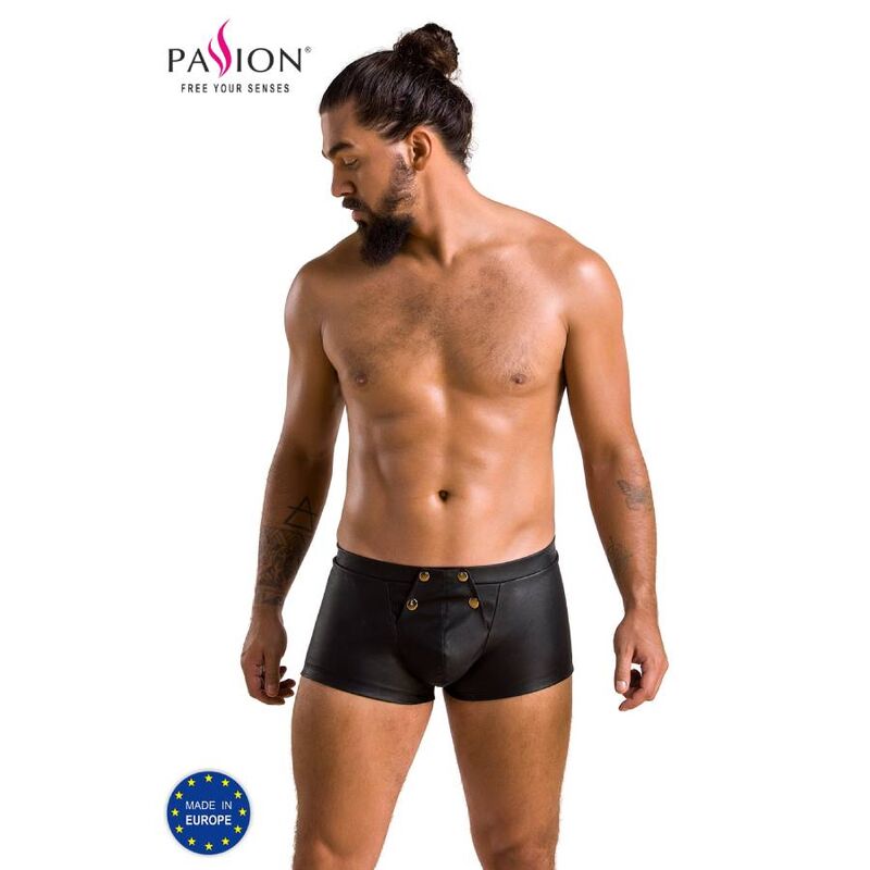 Calzoncillos bóxer negros elásticos para un ajuste seguro y cómodo PASSION