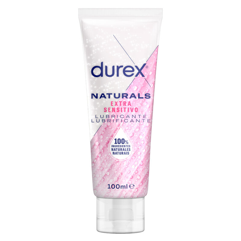 Durex Naturals Extra Sensitive lubricante de base acuosa, 100 ml