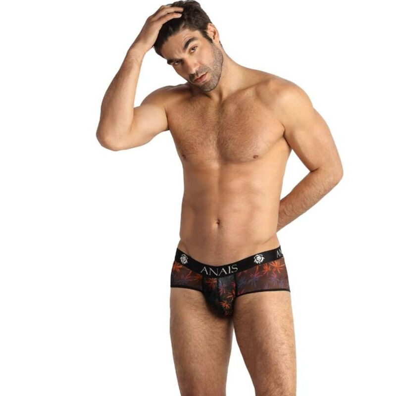 Bóxer ajustado de malla transpirable con estampado de palmeras ANAIS LUXURY LINGERIE