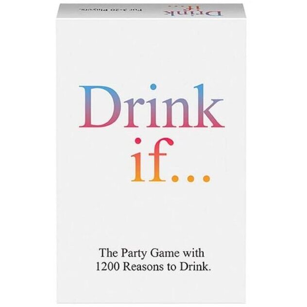 KHEPER GAMES Drink If, juego de beber en inglés con dado