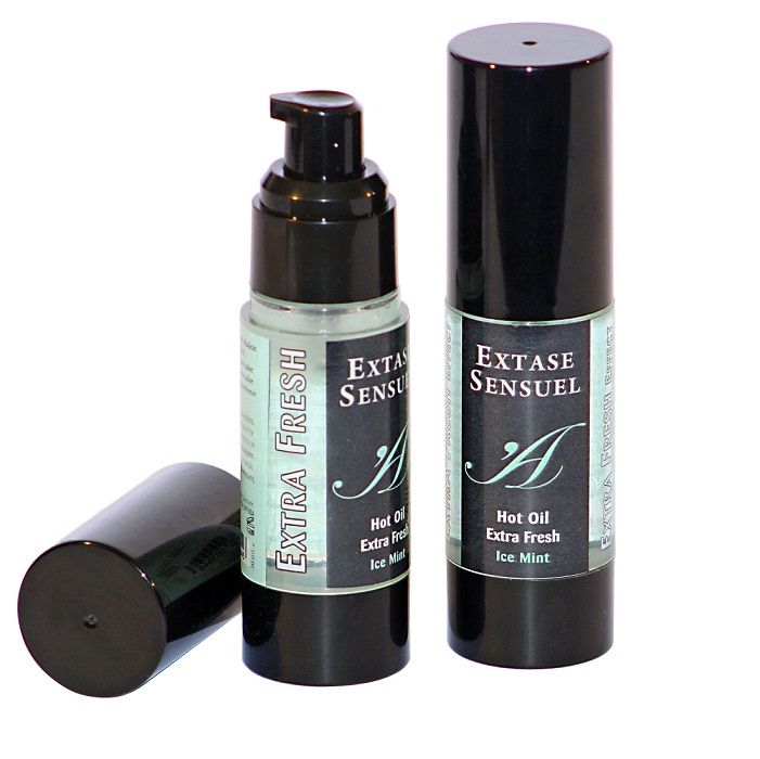 Aceite de masaje Extase Sensual con efecto hielo extra fresco, 30 ml
