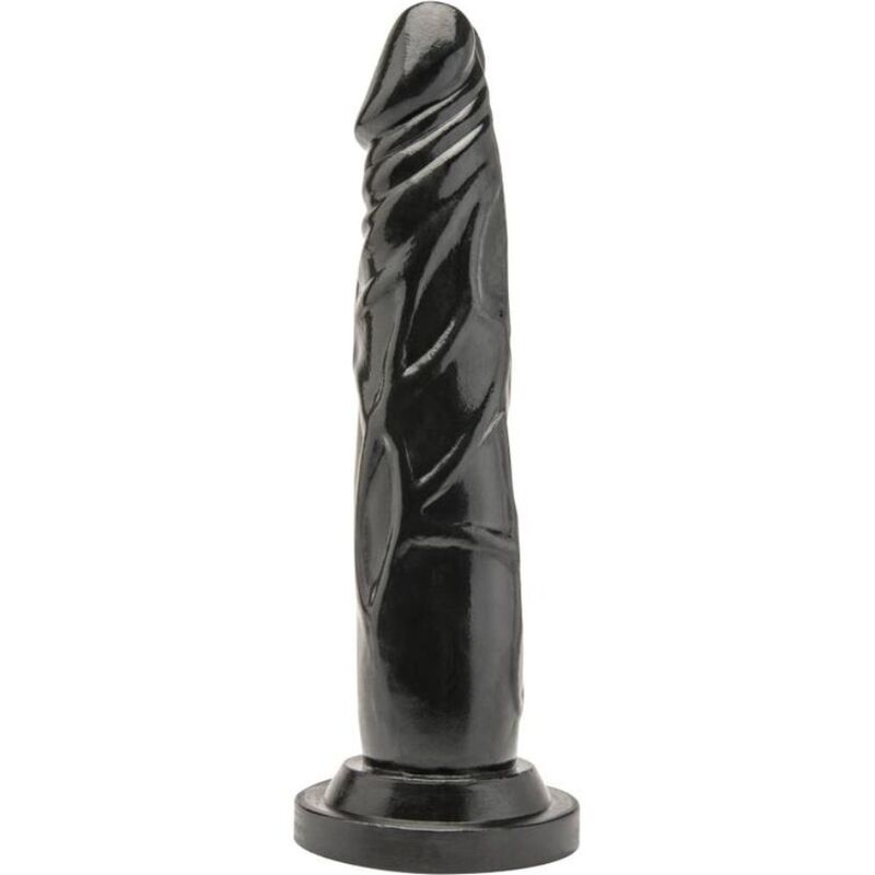 Dildo GET REAL negro de 18 cm