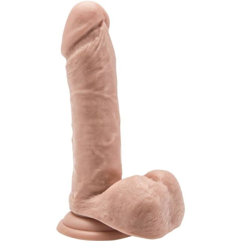 GET REAL dildo realista con testículos, 18 cm