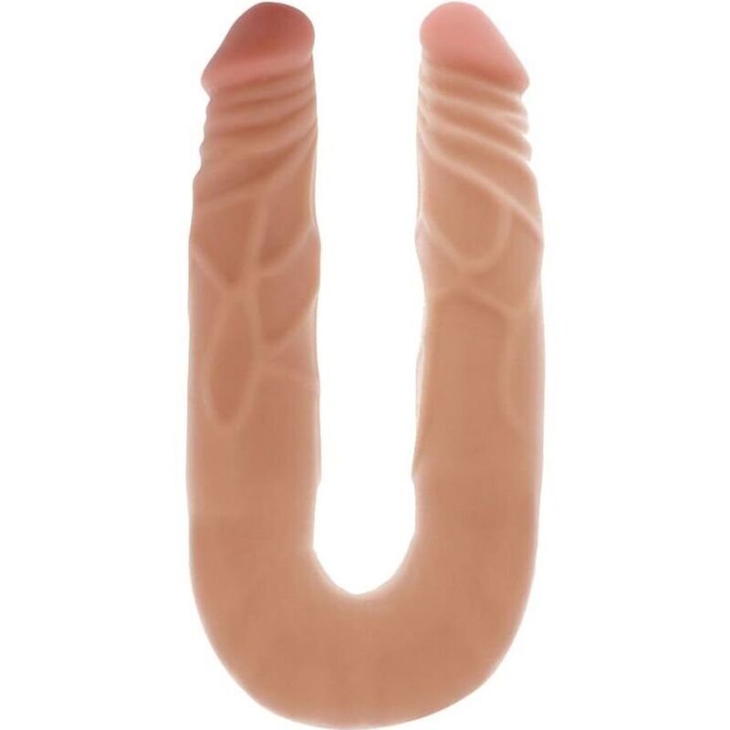 GET REAL Dildo doble de 35 cm, color piel