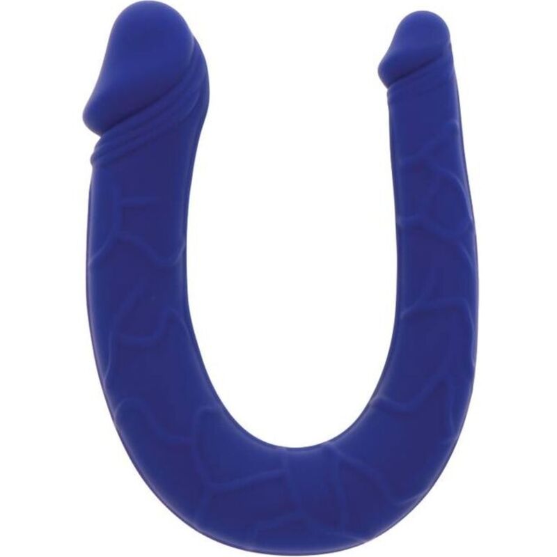 GET REAL Realistic Mini Double Dong, dildo doble azul