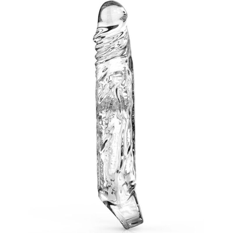 Funda para pene XL transparente de TPE para más longitud y grosor GET REAL