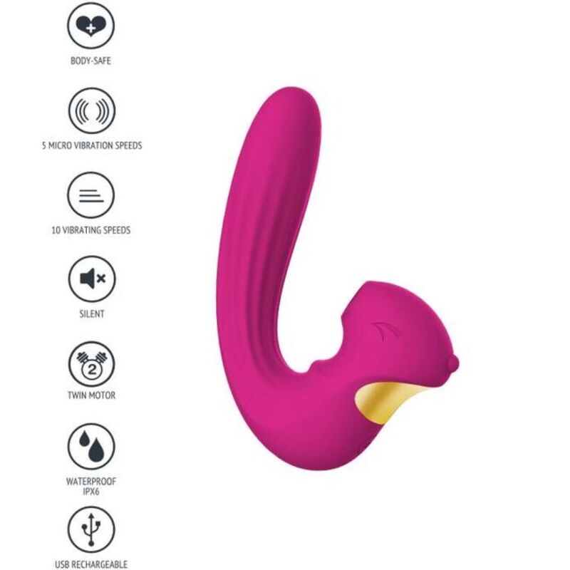 XOCOON Celestial Love vibrador de clítoris, fucsia