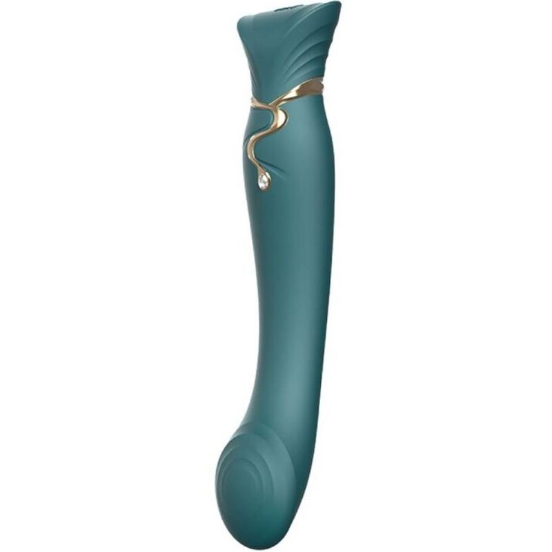 Vibrador ZALO Queen G Spot PulseWave, verde
