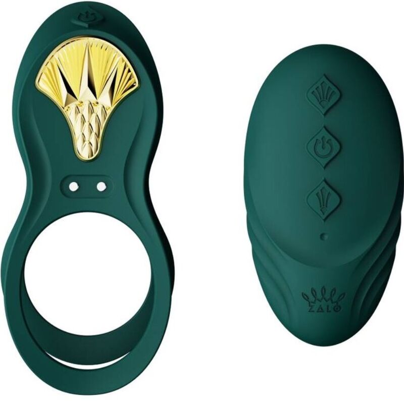Anillo vibrador para pene ZALO BAYEK, verde