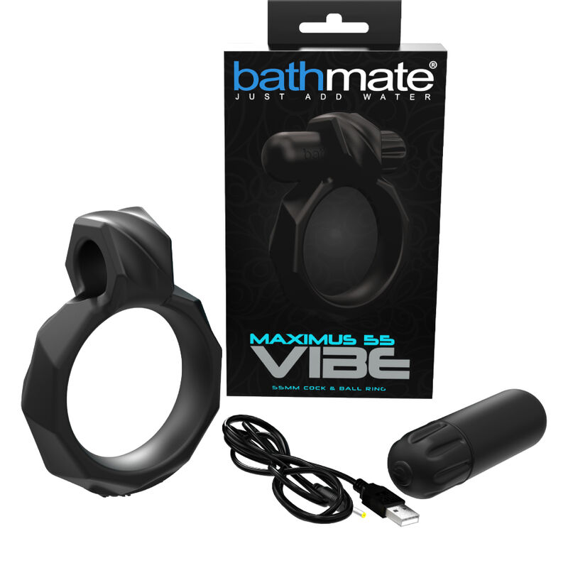 BATHMATE VIBE RING MAXIMUS 55, anillo vibrador para el pene