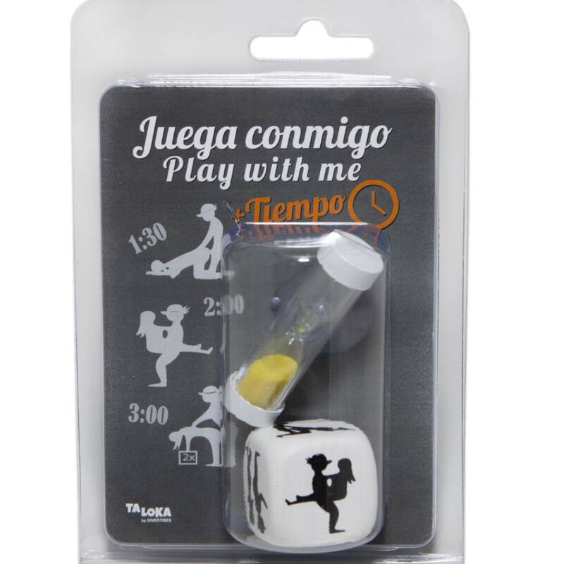 TALOKA Play With Me juego erótico con dado y reloj de arena