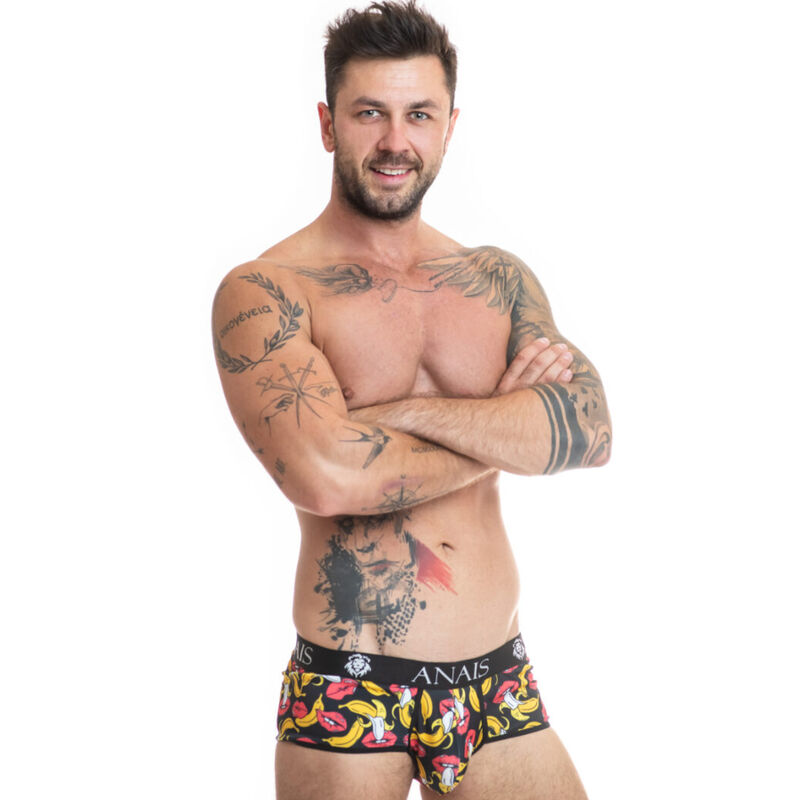 Calzoncillo de licra con estampado de plátanos, deportivo, ajustado y cómodo ANAIS LUXURY LINGERIE