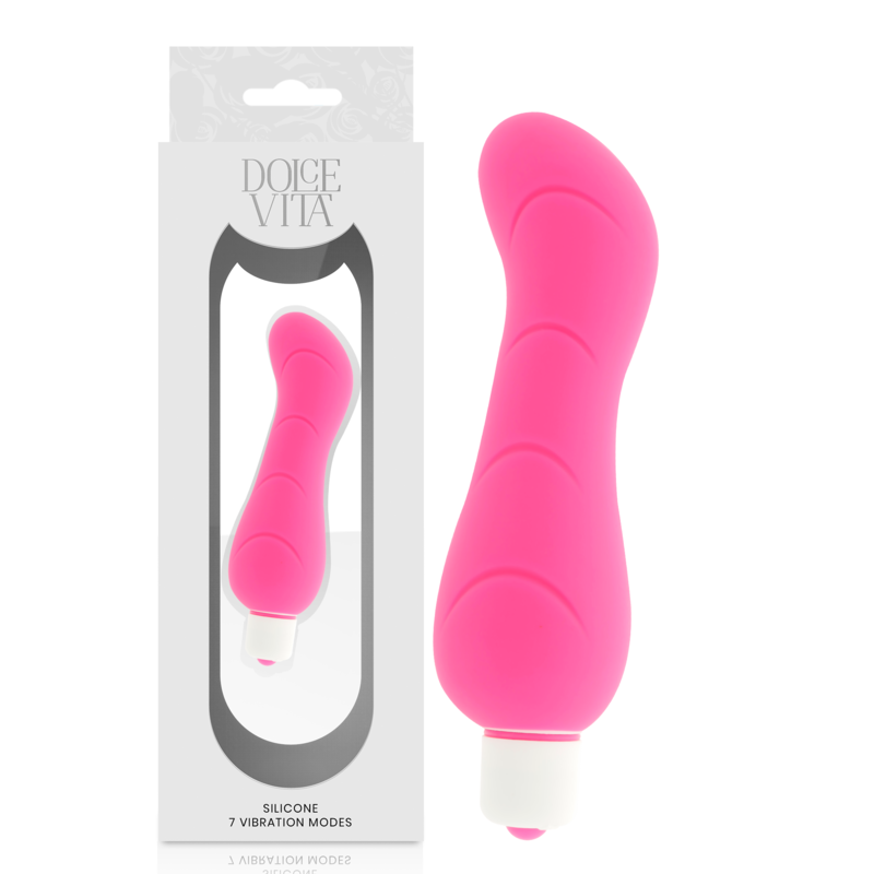 Vibrador de punto G Dolce Vita con funda de silicona extraíble