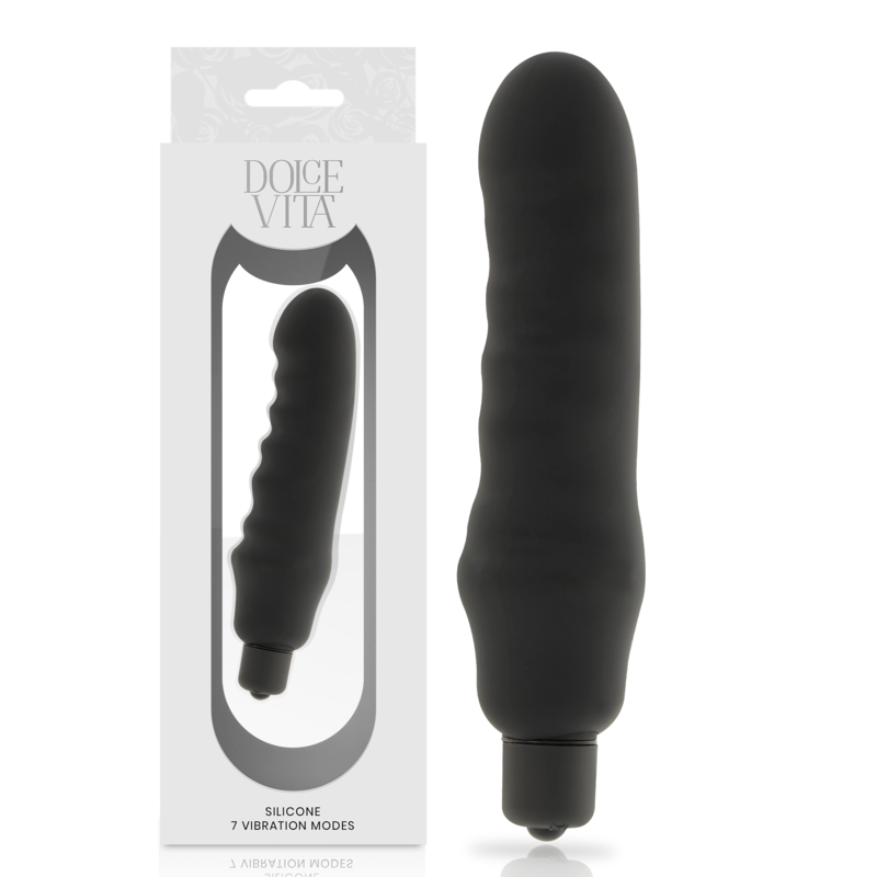 Vibrador de clítoris Dolce Vita Genius con funda de silicona extraíble