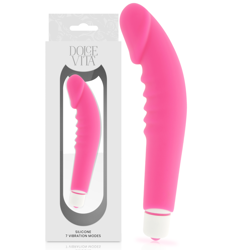 Vibrador Dolce Vita Realistic Pleasure con funda de silicona extraíble