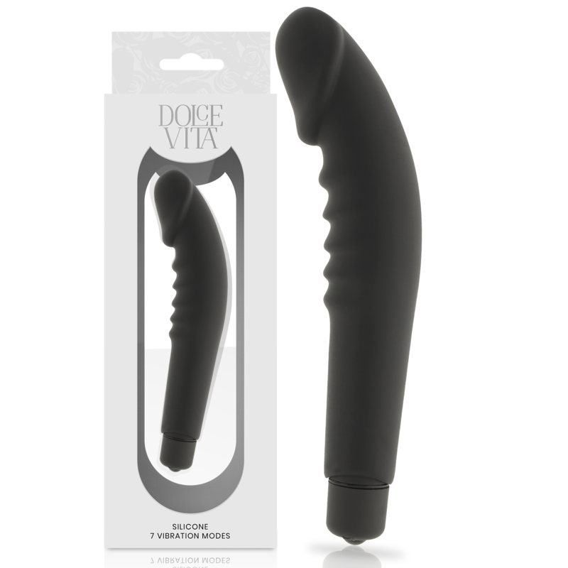Dolce Vita Realistic Pleasure vibrador realista con funda de silicona extraíble