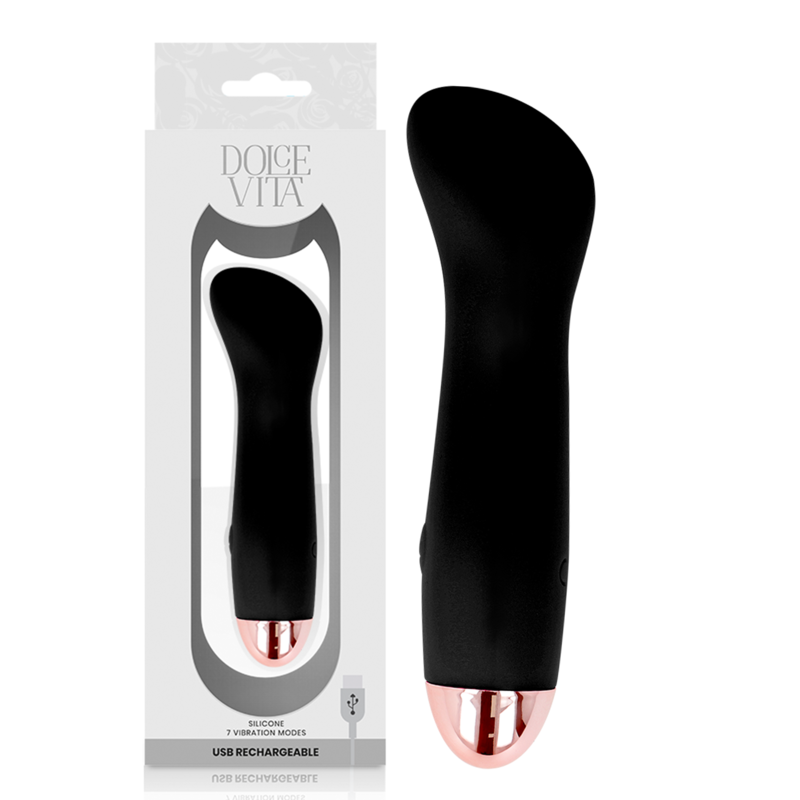 Minivibrador Dolce Vita One recargable, negro