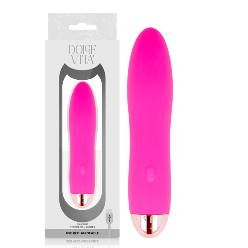 Minivibrador Dolce Vita Four, rosa