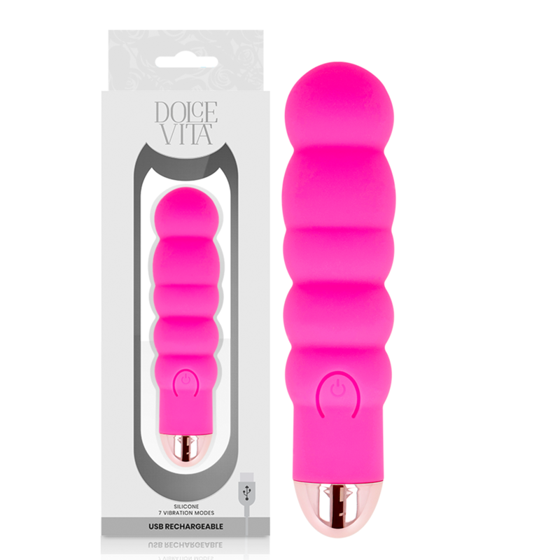 Minivibrador Dolce Vita Six rosa