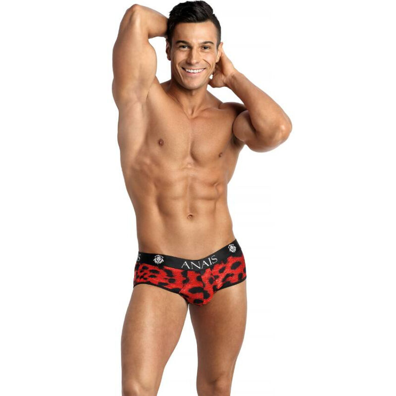 Suspensorio sexy con estampado animal, microfibra cómoda y trasero abierto ANAIS