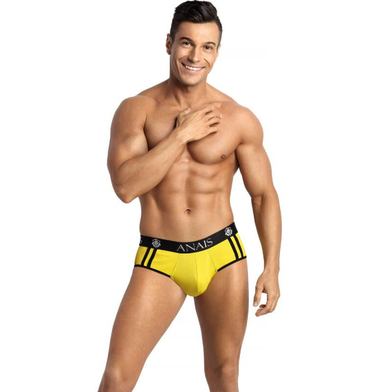 Suspensorio tipo bikini con trasero abierto y tejido elástico suave para un look sexy ANAIS