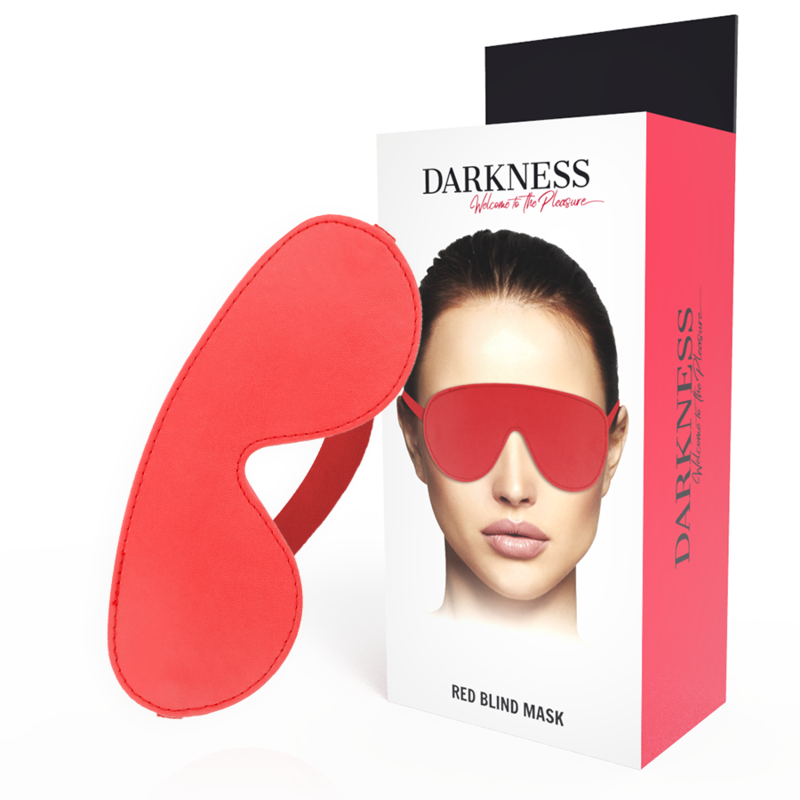 Antifaz rojo de PVC DARKNESS BONDAGE