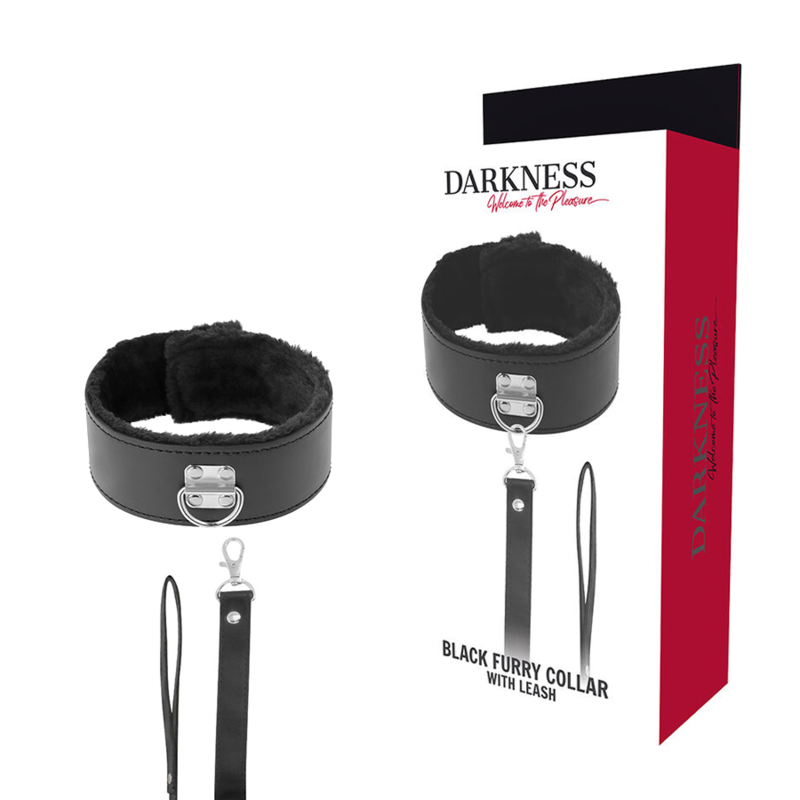 Collar BDSM DARKNESS con cadena y asa