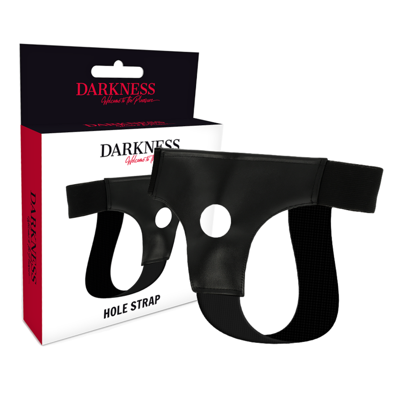 DARKNESS SENSATIONS arnés para strap on con abertura
