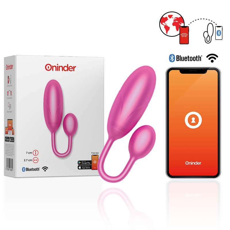 Huevo vibrador ONINDER con control por app
